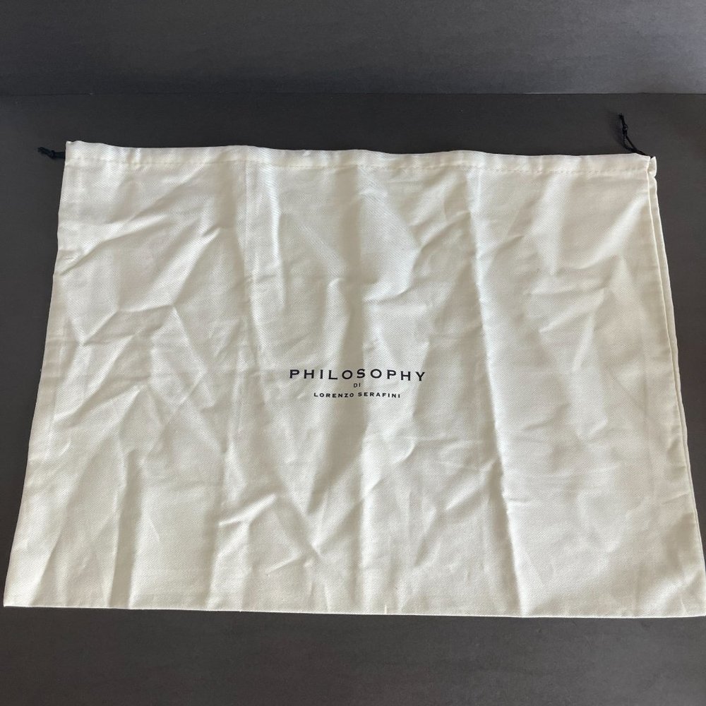 Philosophy White Dust Bag 21 x 15.5